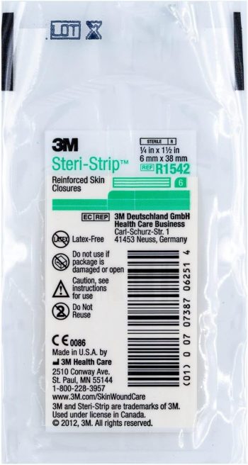 ثري ام بديل الخياطة استراي استريب م42 - 3M Steri-Strip Skin Closures R1542 Size 42