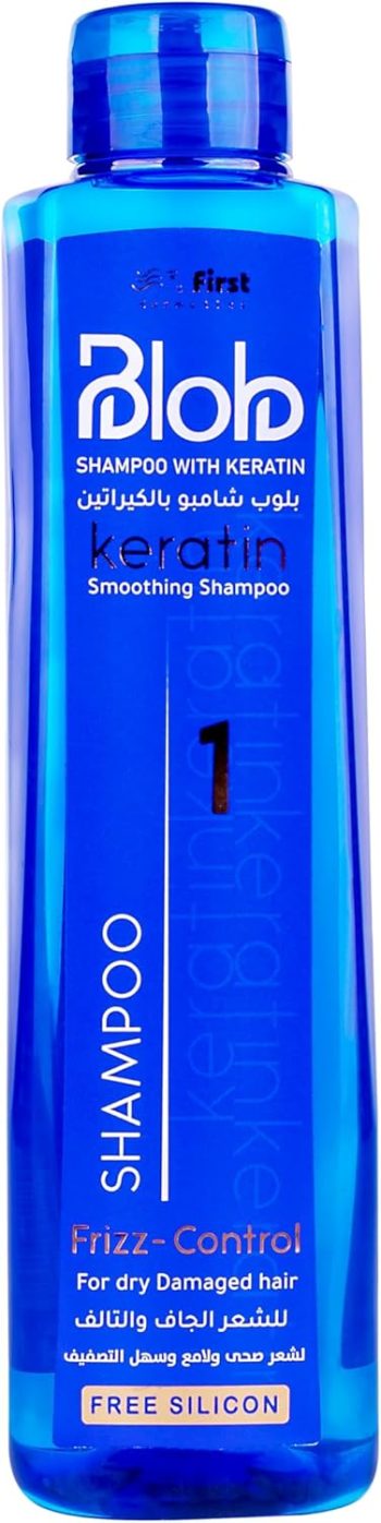 بلوب شامبو بالكرياتين أزرق 1 لتر - Blob Keratin Shampoo Blue 1L