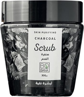 بوبانا صنفرة بالفحم 300 جم - Bobana Charcoal Scrub 300g