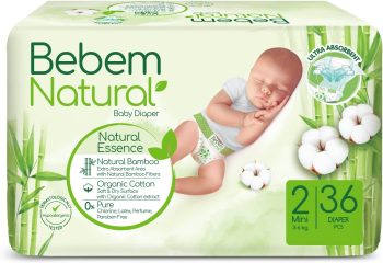 بي بم حفاضات مقاس 2 36 قطعة - Bebem Baby Diapers Size 2 36 Pcs