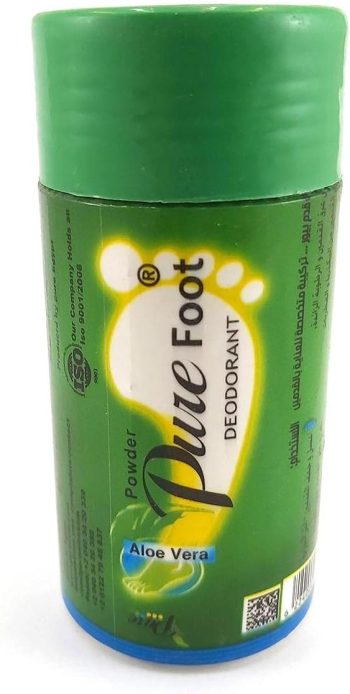 بيور بودرة أقدام صبار أخضر - Pure Foot Powder Aloe Vera Green