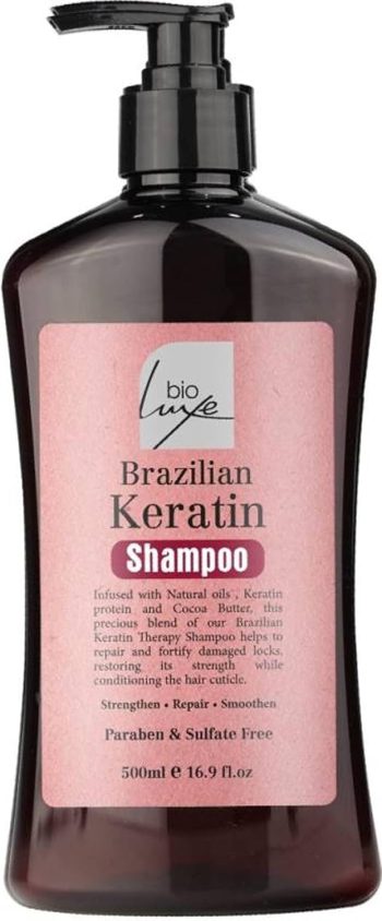 بايولوكس شامبو كيراتين برازيلي 500 مل - Bioluxe Brazilian Keratin Shampoo 500ml