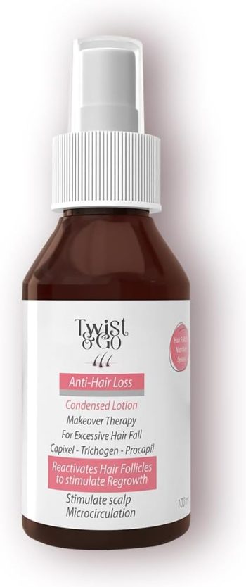 تويست اند جو لوشن مضاد للتساقط وردي 100مل - Twist & Go Anti-Fall Lotion Pink 100ml