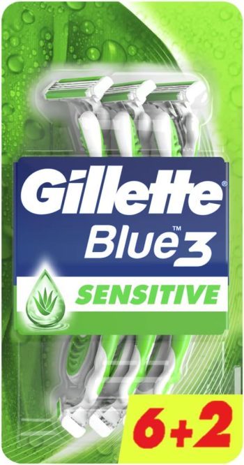 جيليت بلو 3 أزرق 6+2 عرض - Gillette Blue III Blue 6+2 Offer