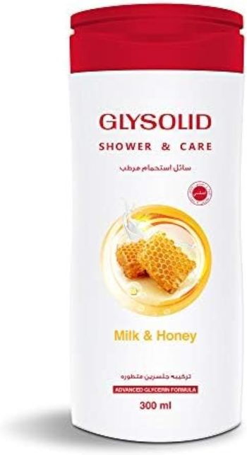 جليسوليدد غسول استحمام بالعسل 300مل - Glysolid Shower Gel with Honey 300ml