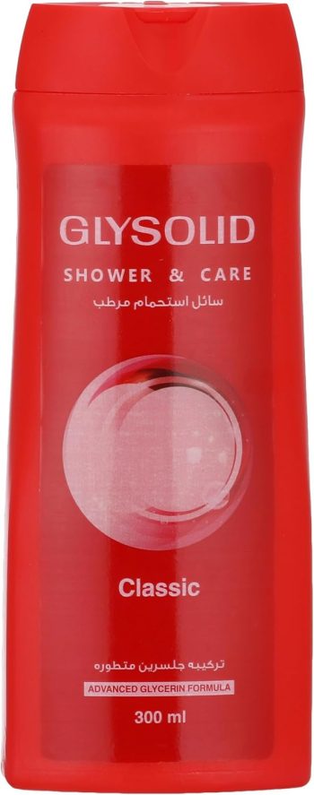 جليسوليد غسول استحمام كلاسيك 300مل - Glysolid Shower Gel Classic 300ml