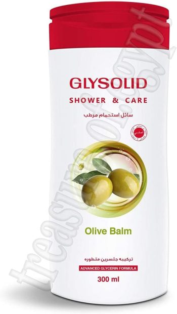 جليسوليد غسول استحمام بزيت الزيتون 300مل - Glysolid Shower Gel with Olive Oil 300ml