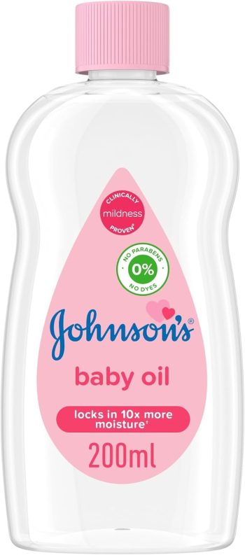 جونسون زيت أطفال وردي 200 مل - Johnson's Baby Oil Pink 200ml