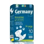 ألمانيا حفاضات للكبار كبير 10 قطعة - Germany Adult Diapers Large 10 Pcs