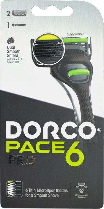 دوركو ماكينة حلاقة رجالي صفراء 6 قطعه - Dorco Men's Disposable Razor Yellow 6 Pcs