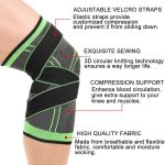 دعامة ركبة رياضية طويلة مقاس حر - Sports Long Knee Support Free Size