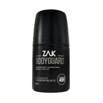 زاك رول أون كربون بلاك رمادي 50 مل - Zac Carbon Black Roll-On Grey 50ml