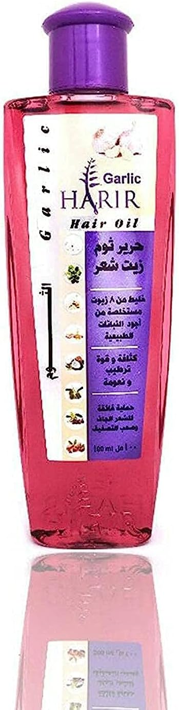 حرير زيت شعر بالثوم صغير 100 مل - Hareer Hair Oil with Garlic Small 100ml