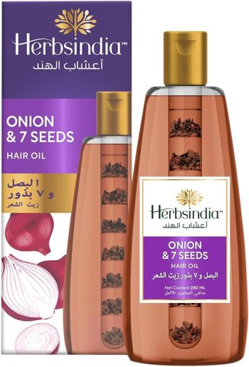 هندي هيربس زيت بصل أزرق 280 مل - Indian Herbs Oil Onion Blue 280ml