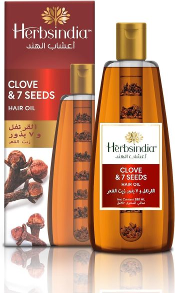 هندي هيربس زيت قرنفل بني 280 مل - Indian Herbs Oil Clove Brown 280ml