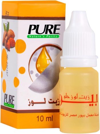 بيور سويت زيت لوز عادي 10 مل - Pure Sweet Almond Oil Regular 10ml