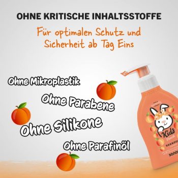 سانوسان شامبو خوخ 200 مل - Sanosan Peach Shampoo 200ml