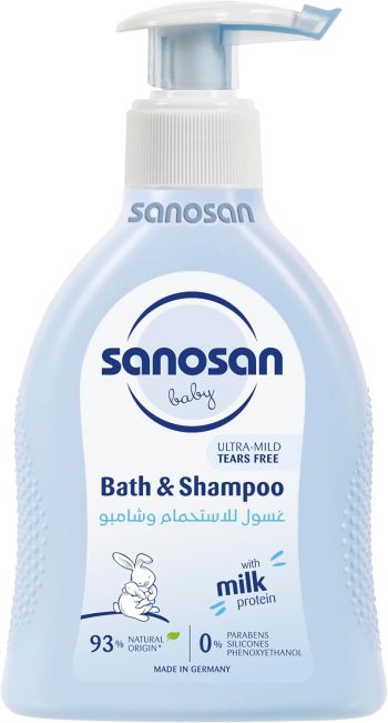سانوسان شامبو واستحمام 200 مل - Sanosan Shampoo & Bath 200ml