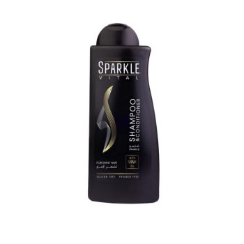 سباركل شامبو وبلسم أسود 600 مل - Sparkle Shampoo & Conditioner Black 600ml