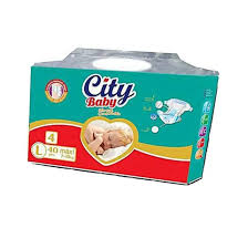 سيتى بيبى حفاضات مقاس 4 40 قطعه - City Baby Size 4 40pcs