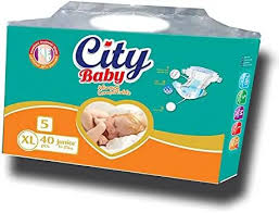 سيتى بيبى حفاضات مقاس 5 40 قطعه - City Baby Size 5 40pcs