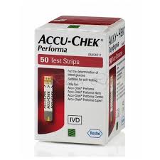 اكوا تشيك برفورما شرائط سكر 50 شريط - Accu Chek Performa Glucose 50 Strips