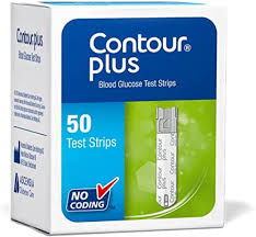 كونتور بلس شرائط سكر 50 شريط - Contour Plus Glucose Strips 50 Strips