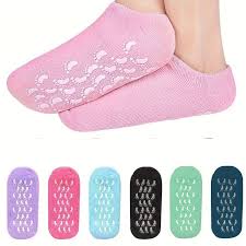 شراب سيليكون مبطن الوان - Silicone Padded Socks Colors