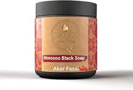 صابون حمام مغربى اسود 250 جم - Moroccan Bath black Soap 250g