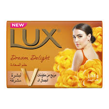 صابون لوكس بعطر الياسمين العربي وزيت البرتقال 165 جم - LUX Bar Soap with Jasmine Sambac & Orange Oil Fragrances 165g