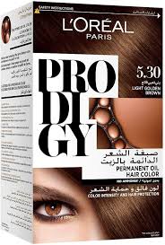لوريال صبغه برودجى بنى ذهبي فاتح 5/3 - L’Oréal Prodigy Light Golden Brown 5/3