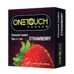 وان تاتش عازل طبي الفراوله احمر - One Touch Strawberry Red Condoms