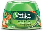 فاتيكا كريم شعر حنه ولوز اخضر 190 جم - Vatika Hair Cream Henna Almond Green 190g
