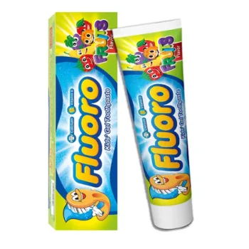 فلورو معجون اسنان اطفال فواكه 50 جم - Fluoro Kids Toothpaste Fruits 50 g