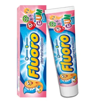 فلورو معجون اسنان بطعم اللبان 50 جم - Fluoro kids Toothpaste Gum Flavor 50 g
