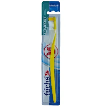 فوكس فرش اسنان سيلفر كمفورت ميديم بالدسته - Fuchs Silver Toothbrush Comfort Medium Set