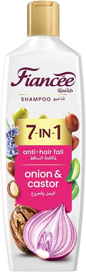 فيانسيه شامبو بصل وخروع 340مل - Fiancee Shampoo Onion Castor 340ml