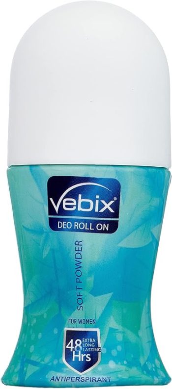 فيبكس رول اون حريمي فيروزي 50 مل - Vebix Roll On Women Turquoise 50 ml
