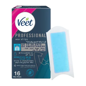 فيت شرائح شمعية للبكيني وتحت الابط - Veet Wax Strips Bikini Underarm
