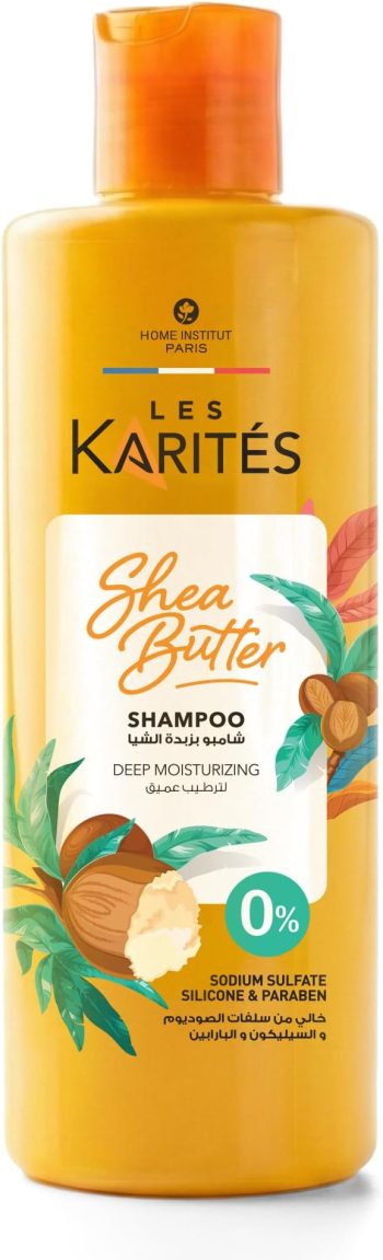 كاريتيه شامبو شعر بزبدة الشيا للشعر العادي والجاف 400 مل - Karite Shea Butter Hair Shampoo Normal Dry Hair 400 ml