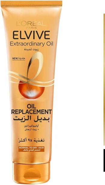 لوريال باريس إلفيف بديل الزيت الذهبي لتقوية الشعر ومنع التساقط 300 مل - L’Oréal Paris Elvive Oil Replacement Golden for Hair Strengthening & Anti-Hair Fall 300 ml