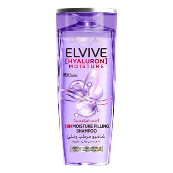 لوريال باريس إلفيف شامبو هيالورون موف 400 مل - L’Oréal Paris Elvive Hyaluron Shampoo Purple 400 ml