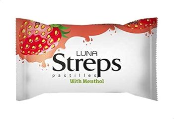 لونا ستيريبس باستيليا علبة فراولة 100 قطعة - Luna streps Pastelia Box Strawberry 100 pcs