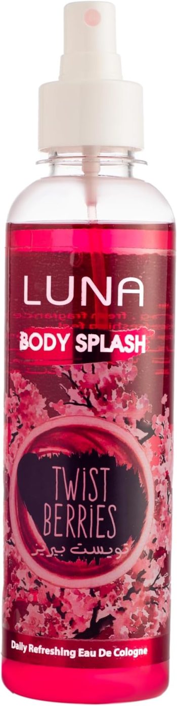 لونا كولونيا بدى اسبلاش تويست بريز 250 مل - Luna Cologne Body Splash Twist Breeze 250 ml