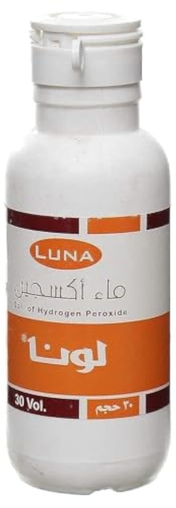 لونا ماء اوكسجين 30% 80 مل - Luna Hydrogen Peroxide 30 Percent 80 ml