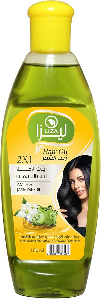 ليزا زيت شعر الاملاء والياسمين اصفر 2×1 90 مل - Liza Hair Oil Amla Jasmine Yellow 2×1 90 ml