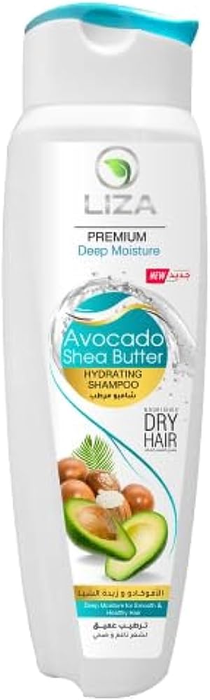 ليزا شامبو بزيت الافوكادو وزبدة الشيا 600 مل - Liza Shampoo Avocado Oil and Shea Butter 600 ml