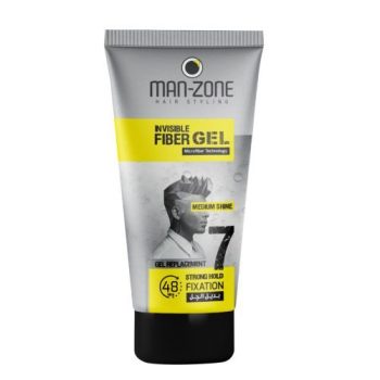 مان زون فايبر جل اصفر شفاف 175 مل - Man Zone Fiber Gel Yellow Transparent 175 ml