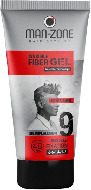 مان زون فايبر جيل برتقالى شفاف 175 مل - Man Zone Fiber Gel Orange Transparent 175 ml