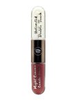 مايت سينما روج دبل سائل وملمع بني 206 - Might Cinema Double Liquid Lipstick with Gloss Brown 206